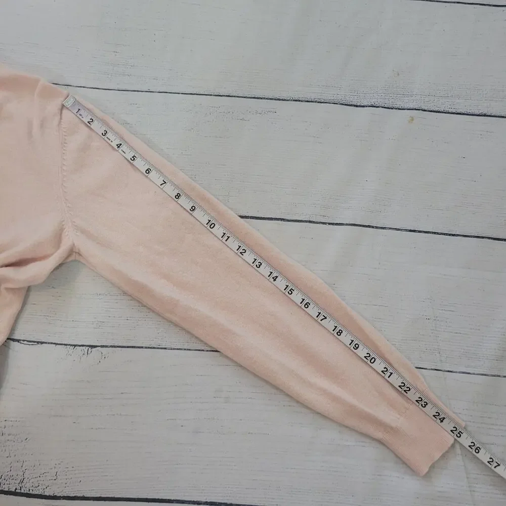 Rodd & Gunn Size L Men's Wool‎ Cashmere Crewneck Light Pink Pullover Sweater